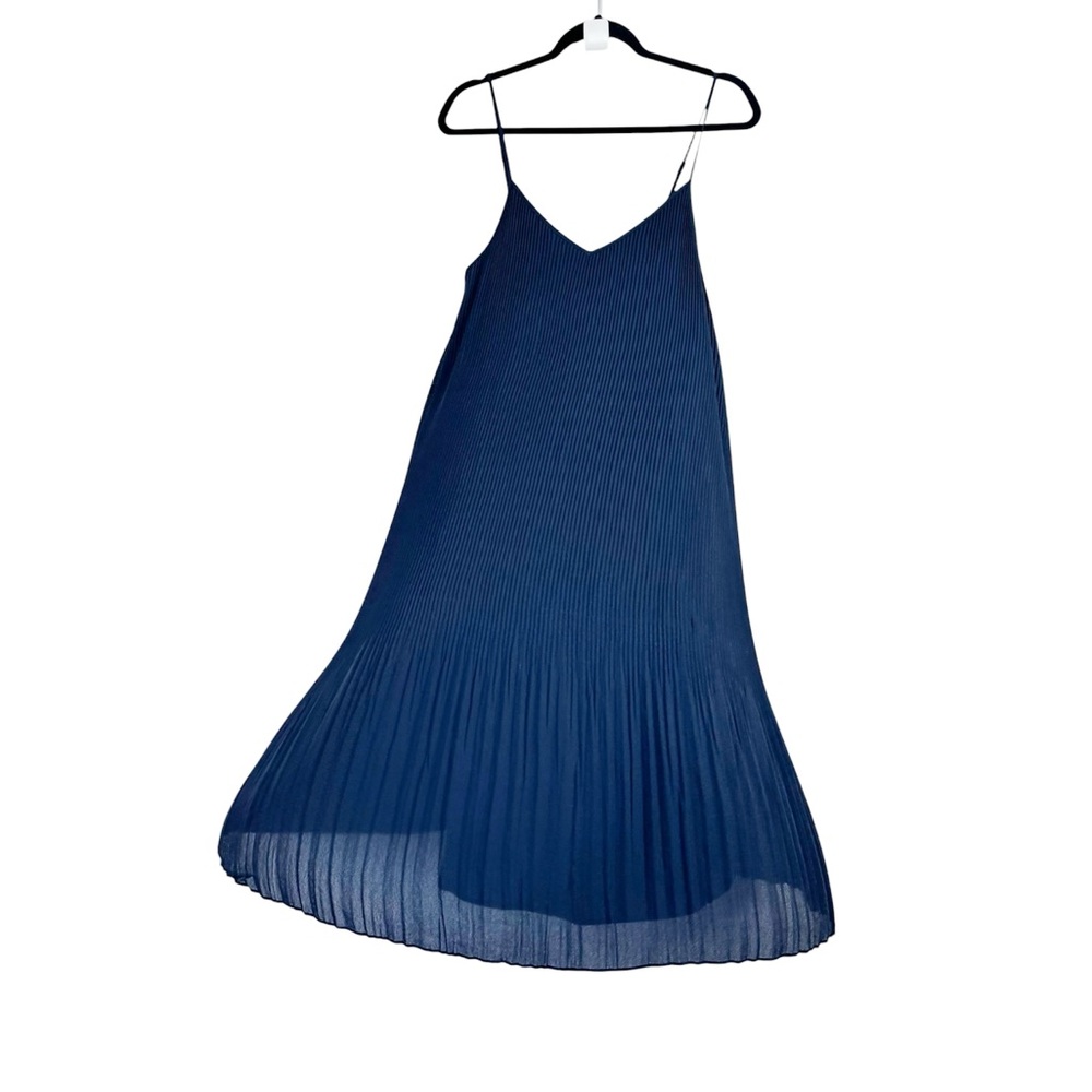 Abercrombie & Fitch Dress Sleeveless Accordion Pleated A-Line